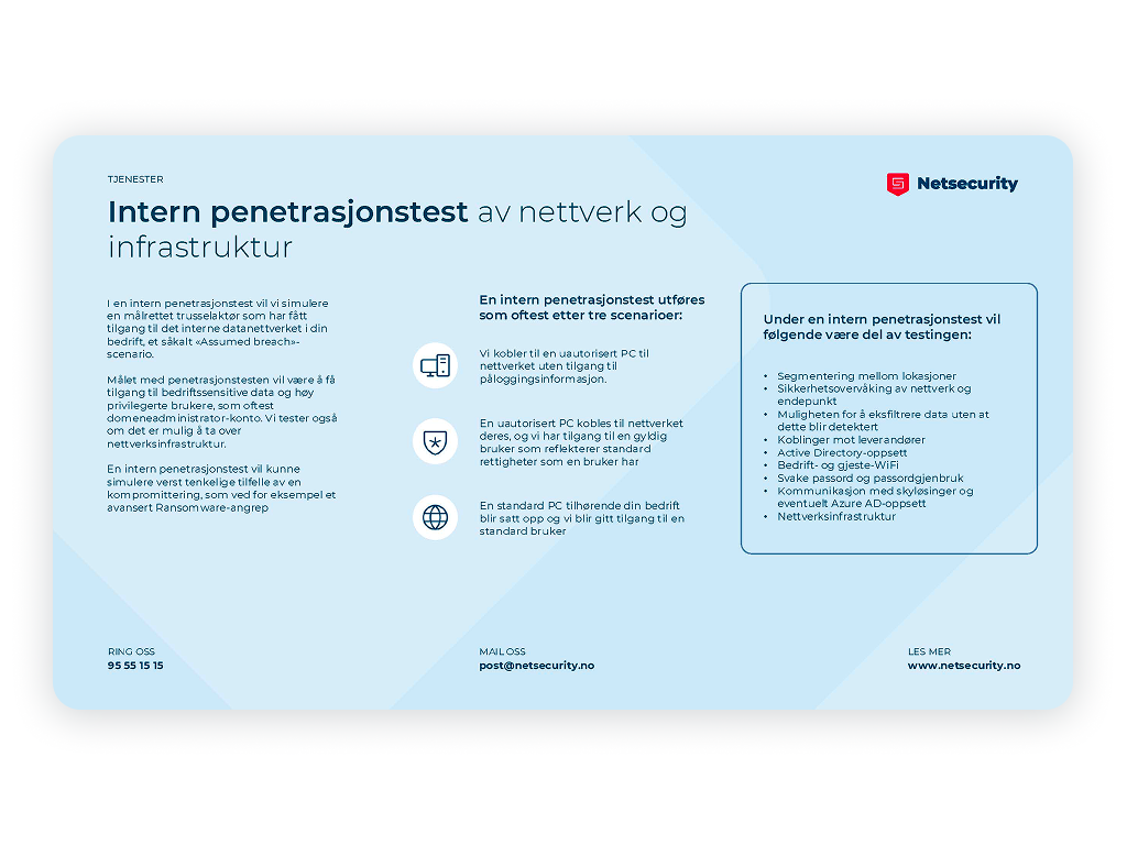 Intern pentest