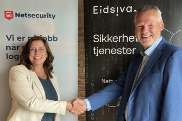 Toril Jensvold in Netsecurity and Vidar Sandland in Eidsiva-2-1