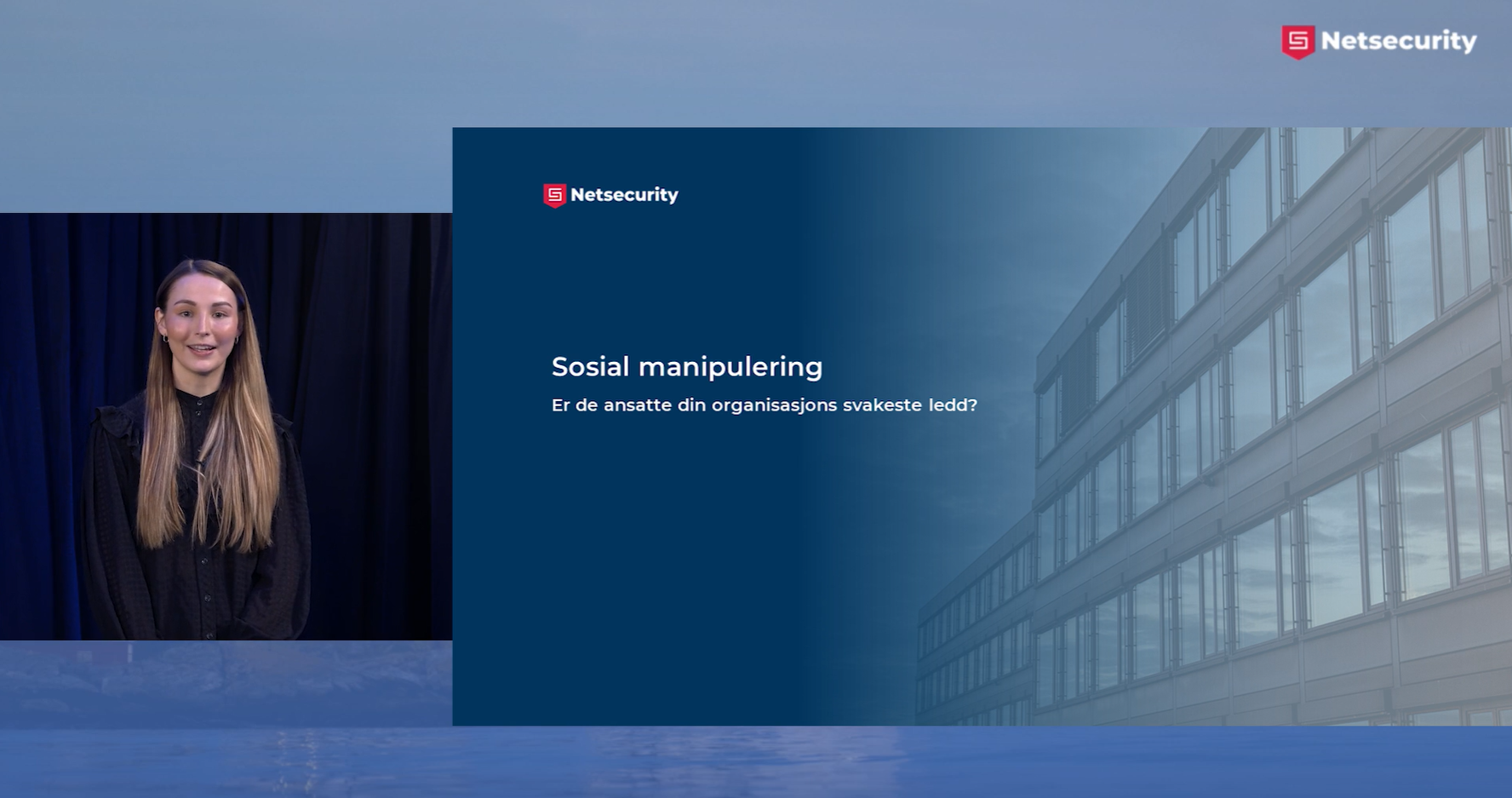 Sosial Manipulering webinar stillebilde